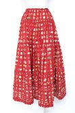 画像3: PINK HOUSE / Pink House Favoritesプリントスカート F 赤 Y-25-12-20-099-LO-SK-SZ-ZY (3)