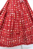画像5: PINK HOUSE / Pink House Favoritesプリントスカート F 赤 Y-25-12-20-099-LO-SK-SZ-ZY (5)