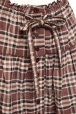 画像4: PINK HOUSE / オリジナルクマレースチェックスカート F ブラウン Y-25-12-20-100-LO-SK-SZ-ZY (4)