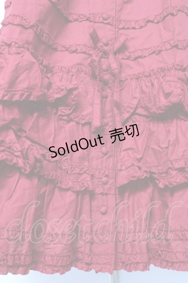 画像6: PINK HOUSE / ローンフリルスカート F 赤 Y-25-12-20-103-LO-SK-SZ-ZY (6)