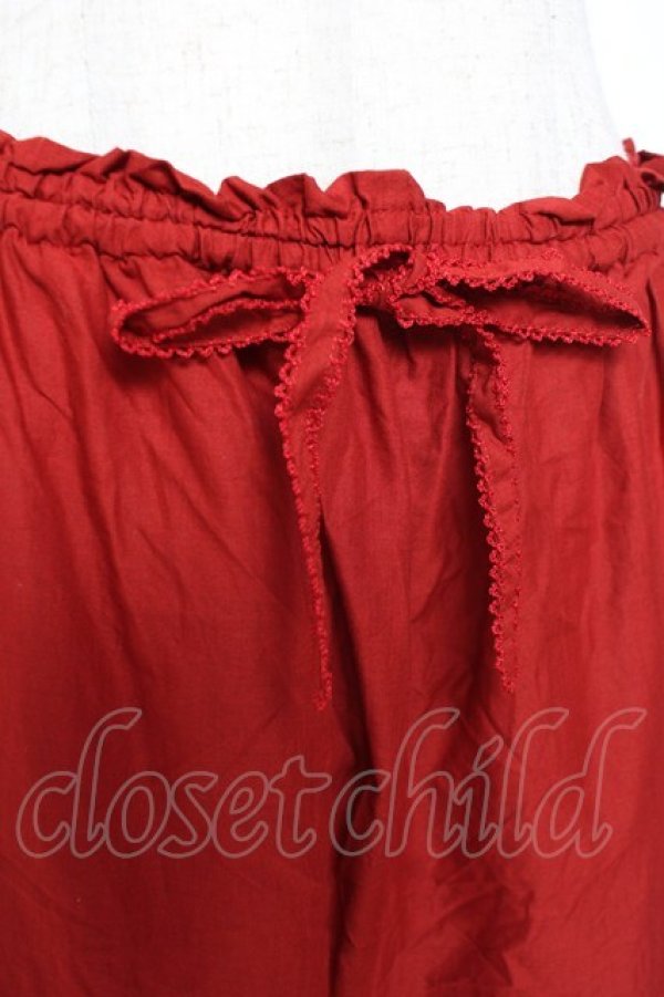 画像4: PINK HOUSE / いちご刺しゅうドロワーズ F 赤 Y-25-12-20-104-LO-PA-SZ-ZY (4)