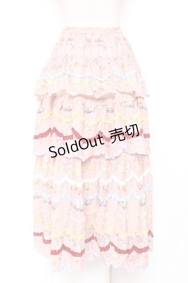 画像3: PINK HOUSE / le langage des fleurs ptスカート F ピンク Y-25-12-20-107-LO-SK-SZ-ZY (3)