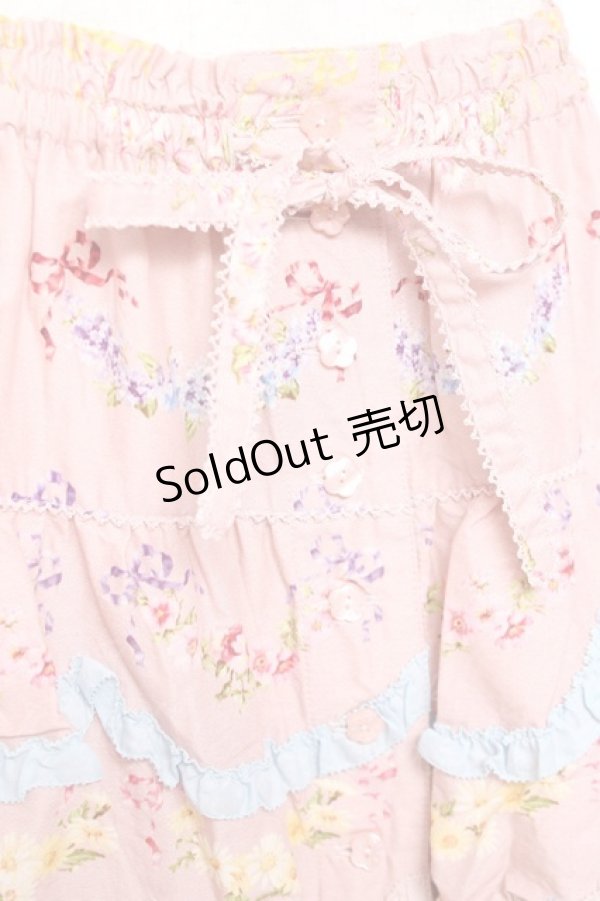画像4: PINK HOUSE / le langage des fleurs ptスカート F ピンク Y-25-12-20-107-LO-SK-SZ-ZY (4)