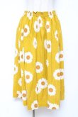 画像1: PINK HOUSE / ひまわり柄スカート F イエロー Y-25-12-20-110-LO-SK-SZ-ZY (1)