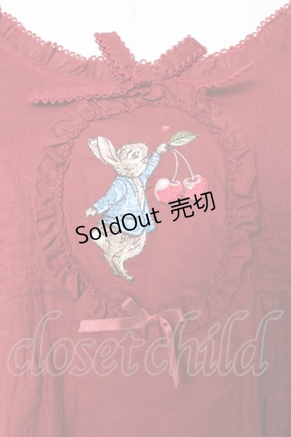 画像6: PINK HOUSE / PETER RABBIT TABLIER F 赤 Y-25-12-20-014-LO-TO-SZ-ZS (6)