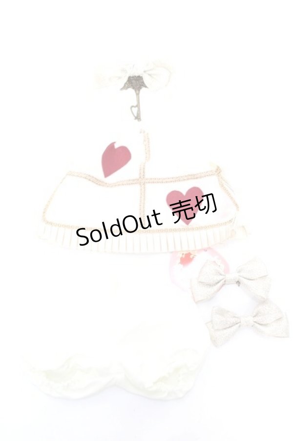 画像1: BABY, THE STARS SHINE BRIGHT / くみゃちゃんのトランプうさぎさんのお洋服  生成り Y-25-12-22-005-BA-ZA-SZ-ZY (1)