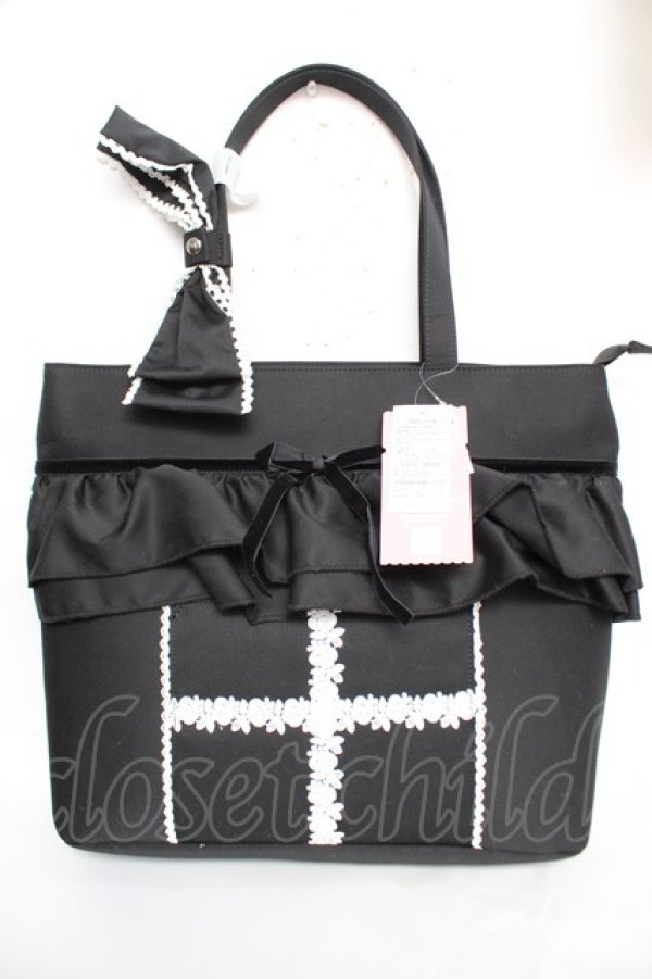 画像1: Eri Aino's collaboration / シャーロットの習い事バッグ  お澄ましブラック Y-25-12-22-040-LO-BG-SZ-ZY (1)