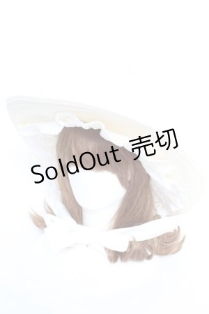 画像: BABY, THE STARS SHINE BRIGHT / アミィ・ミエルボンネットハット  白 Y-25-12-22-046-BA-AC-SZ-ZY