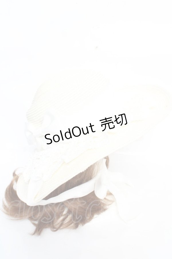 画像4: BABY, THE STARS SHINE BRIGHT / アミィ・ミエルボンネットハット  白 Y-25-12-22-046-BA-AC-SZ-ZY (4)