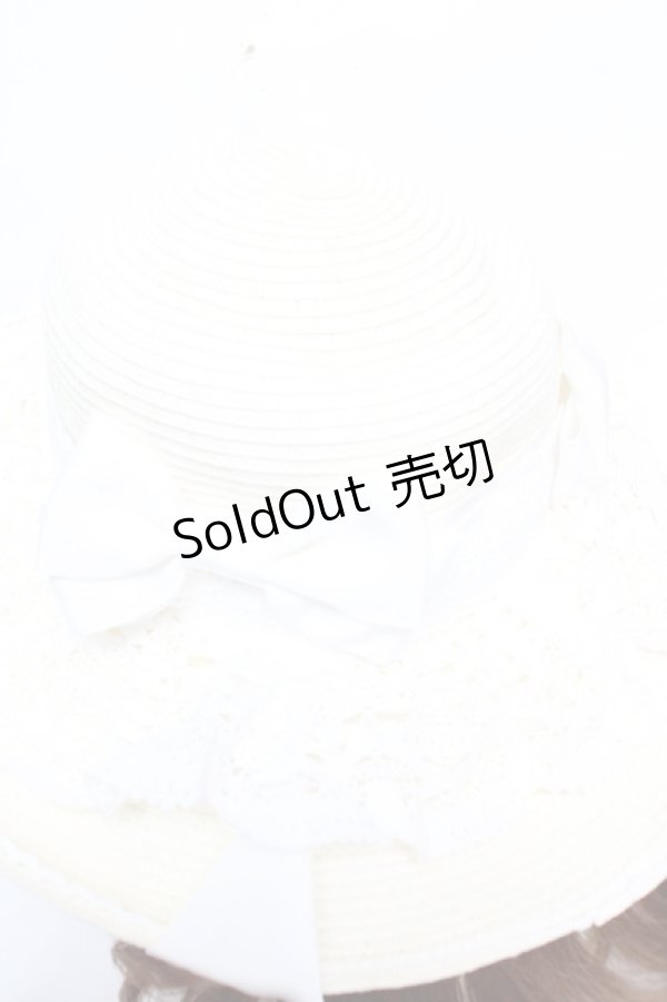 画像5: BABY, THE STARS SHINE BRIGHT / アミィ・ミエルボンネットハット  白 Y-25-12-22-046-BA-AC-SZ-ZY (5)