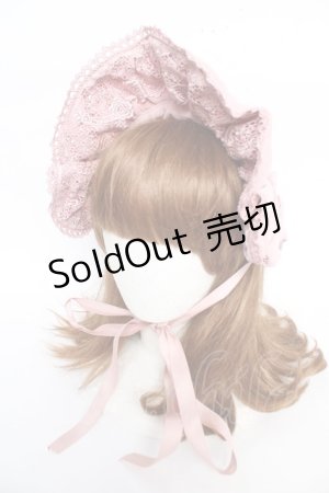 画像: axes femme kawaii / ベルベットドールハーフボンネット  ピンク Y-25-12-22-049-AX-AC-SZ-ZY