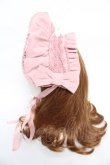 画像2: axes femme kawaii / ベルベットドールハーフボンネット  ピンク Y-25-12-22-049-AX-AC-SZ-ZY (2)