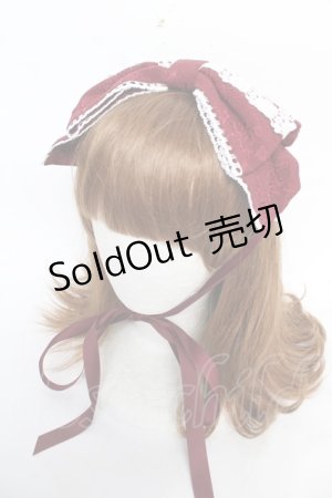 画像: axes femme kawaii / レディローズヘッドドレス  ワイン Y-25-12-22-051-AX-AC-SZ-ZY