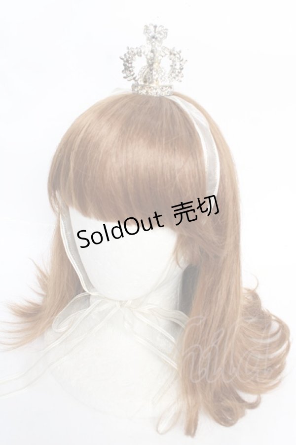画像1: BABY, THE STARS SHINE BRIGHT / 蝶々王冠ヘッドドレス  シルバー Y-25-12-22-053-BA-AC-SZ-ZY (1)