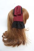 画像3: Chalmiere / リボンカチューシャ  ワイン Y-25-12-22-055-LO-AC-SZ-ZY (3)
