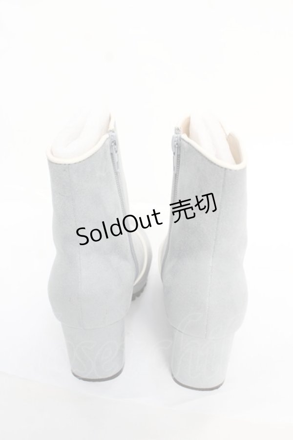 画像3: axes femme POETIQUE / チャイナ釦ブーツ S サックス Y-25-12-22-056-AX-SH-SZ-ZTK035 (3)