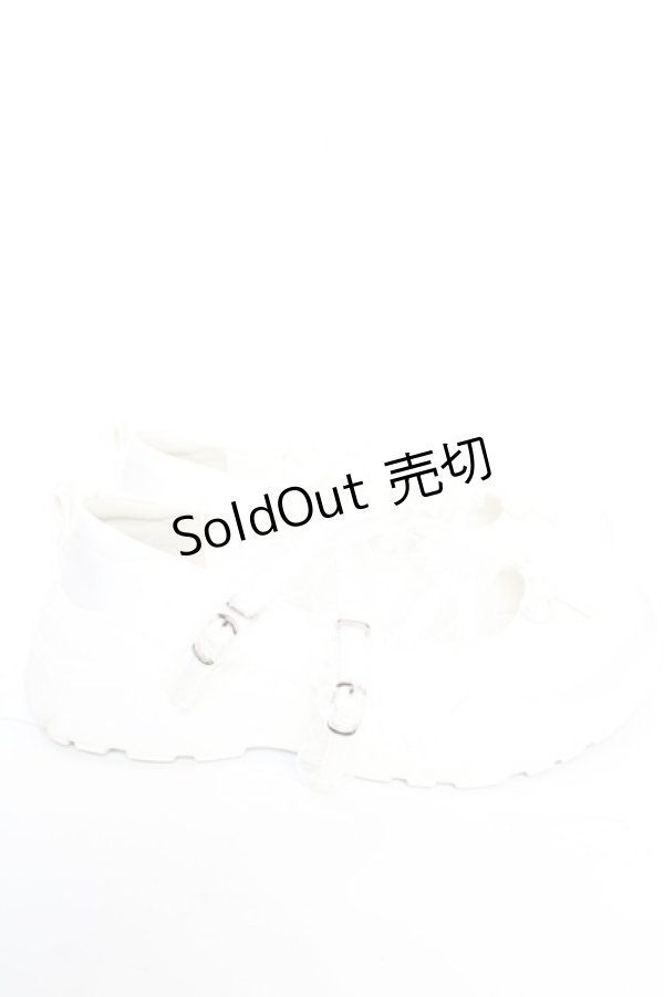 画像4: axes femme POETIQUE / サテンバレエスニーカー L 白 Y-25-12-22-058-AX-SH-SZ-ZY (4)