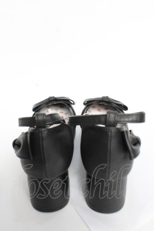 画像3: csT&P / 夢見るハートパンプス M 黒 Y-25-12-22-060-LO-SH-SZ-ZY (3)