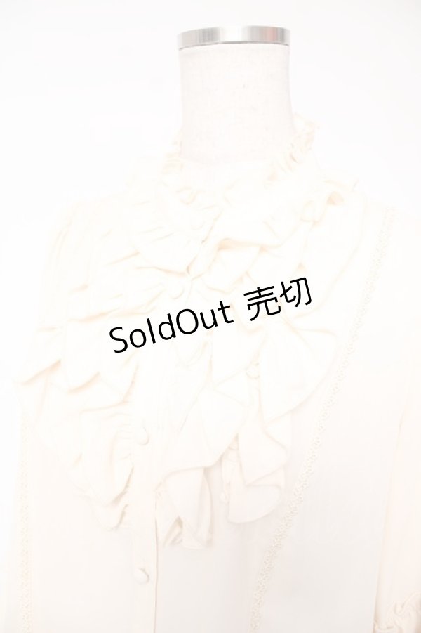 画像3: axes femme Kawaii / シャルロットブラウス M 生成り Y-25-12-22-066-AX-BL-SZ-ZY (3)