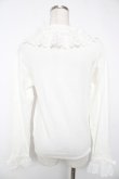 画像2: axes femme kawaii / レーシーフリルニットプル  白 Y-25-12-22-073-AX-TO-SZ-ZY (2)