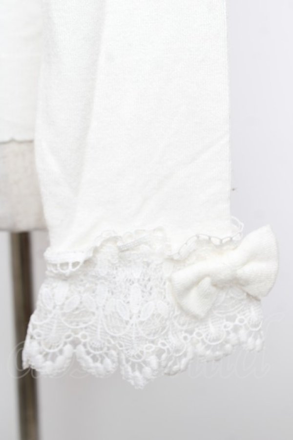 画像4: axes femme kawaii / レーシーフリルニットプル  白 Y-25-12-22-073-AX-TO-SZ-ZY (4)