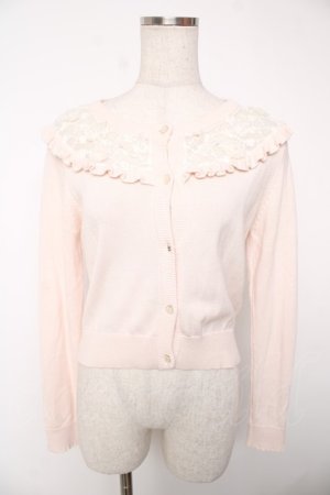 画像: LIZ LISA / 蝶モチーフカーディガン  ピンク Y-25-12-22-083-LO-TO-SZ-ZY