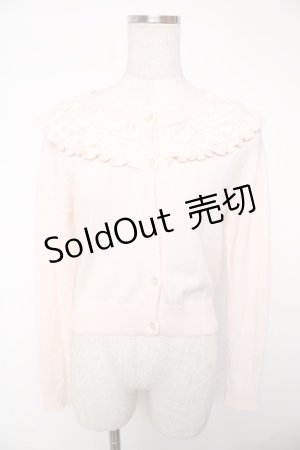 画像: LIZ LISA / 蝶モチーフカーディガン  ピンク Y-25-12-22-083-LO-TO-SZ-ZY