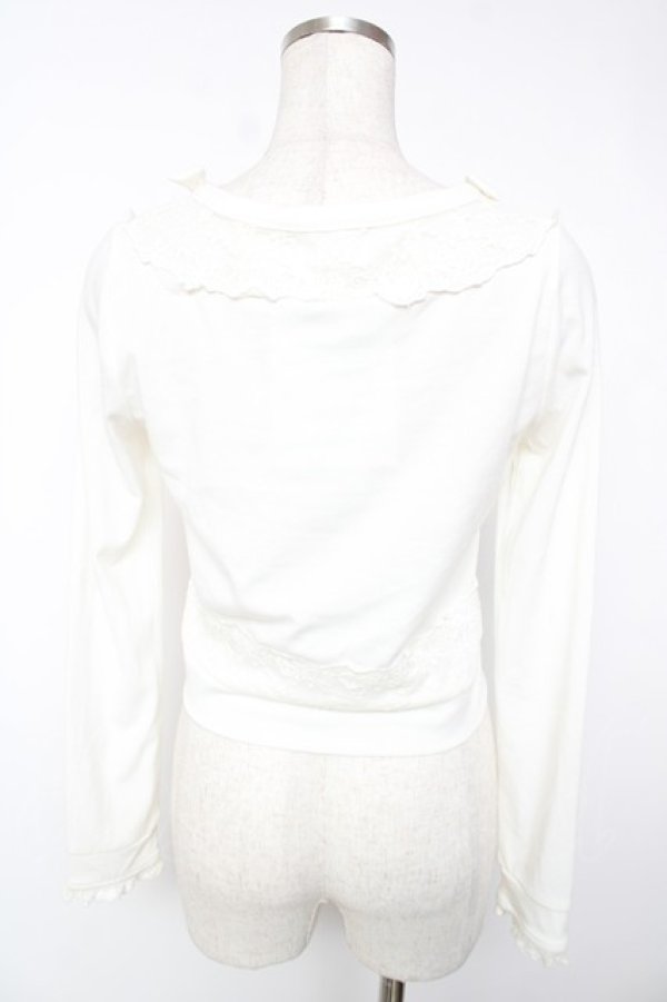 画像2: LIZ LISA / リボンモチーフカーディガン 0 白 Y-25-12-22-095-LO-TO-SZ-ZY (2)