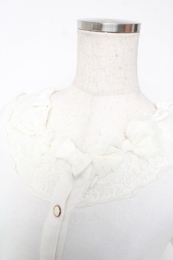 画像3: LIZ LISA / リボンモチーフカーディガン 0 白 Y-25-12-22-095-LO-TO-SZ-ZY (3)