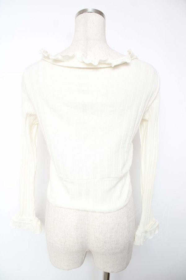 画像2: MILK / リブカーディガン  アイボリー Y-25-12-22-098-ML-TO-SZ-ZY (2)