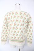 画像2: Jane Marple Dans Le Salon / Flower Branches セーター M アイボリー Y-25-12-22-099-JM-TO-SZ-ZY (2)