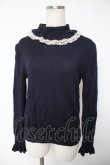 画像1: Jane Marple / フリルカラータートルセーター M ネイビー Y-25-12-22-103-JM-TO-SZ-ZY (1)
