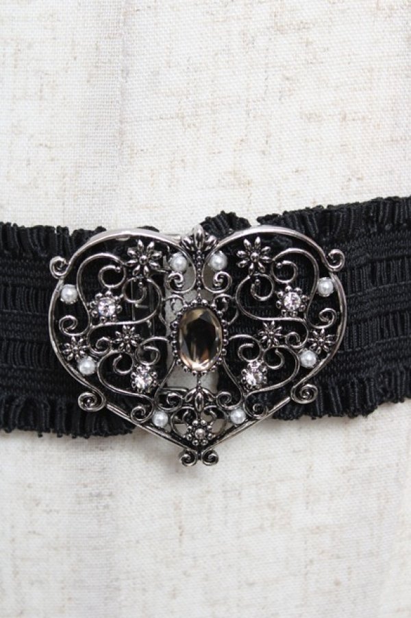 画像2: axes femme / ゴムベルト  シルバー Y-25-12-22-015-AX-BL-SZ-ZY (2)