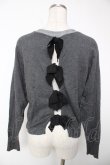 画像2: Jane Marple Dans Le Salon / バックリボンカーディガン M グレー Y-25-12-22-108-JM-TO-SZ-ZY (2)