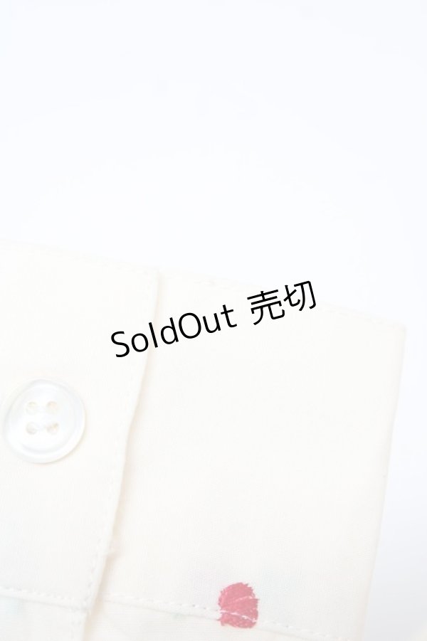 画像4: MILK / チェリー刺繍シャツ  アイボリー Y-25-12-22-112-ML-BL-SZ-ZY (4)