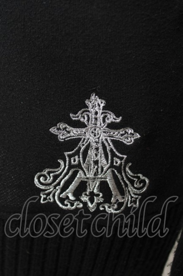 画像3: ALGONQUINS / ニット切替ロングトップス F 黒 Y-25-12-22-118-AL-TO-SZ-ZY (3)