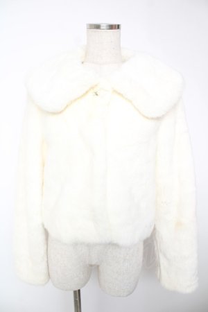 画像: LIZ LISA / ファーショートジャケット 0 アイボリー Y-25-12-22-121-LO-CO-SZ-ZY