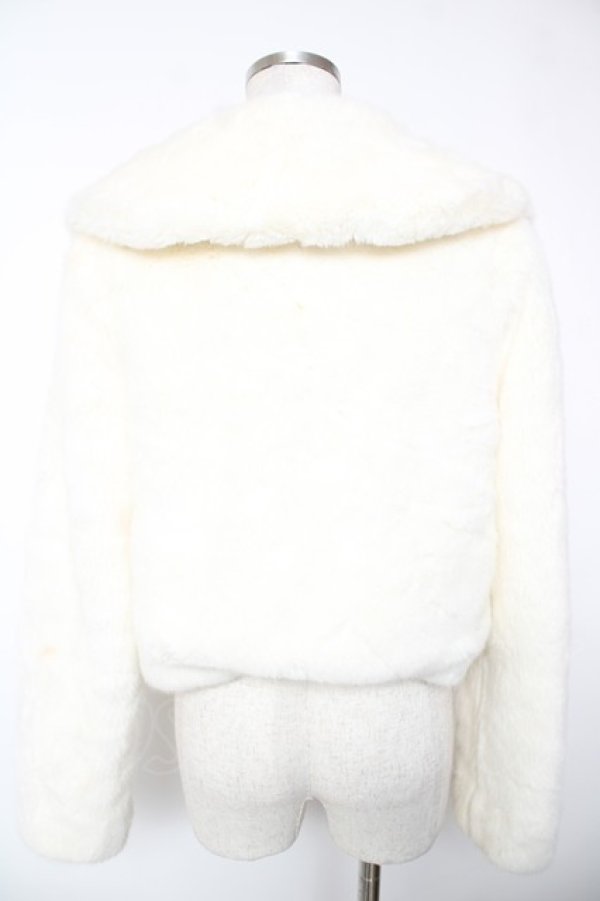 画像2: LIZ LISA / ファーショートジャケット 0 アイボリー Y-25-12-22-121-LO-CO-SZ-ZY (2)