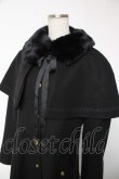 画像3: axes femme / ケープセットバッスルコート L 黒 Y-25-12-22-122-AX-CO-SZ-ZY (3)