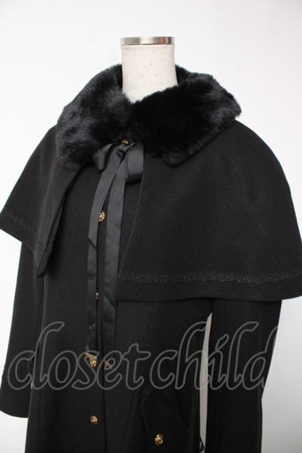 画像3: axes femme / ケープセットバッスルコート L 黒 Y-25-12-22-122-AX-CO-SZ-ZY (3)