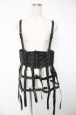 画像1: ATELIER PIERROT / Baroque Cage Corset Harness  ブラック Y-25-12-22-123-EL-TO-SZ-ZY (1)