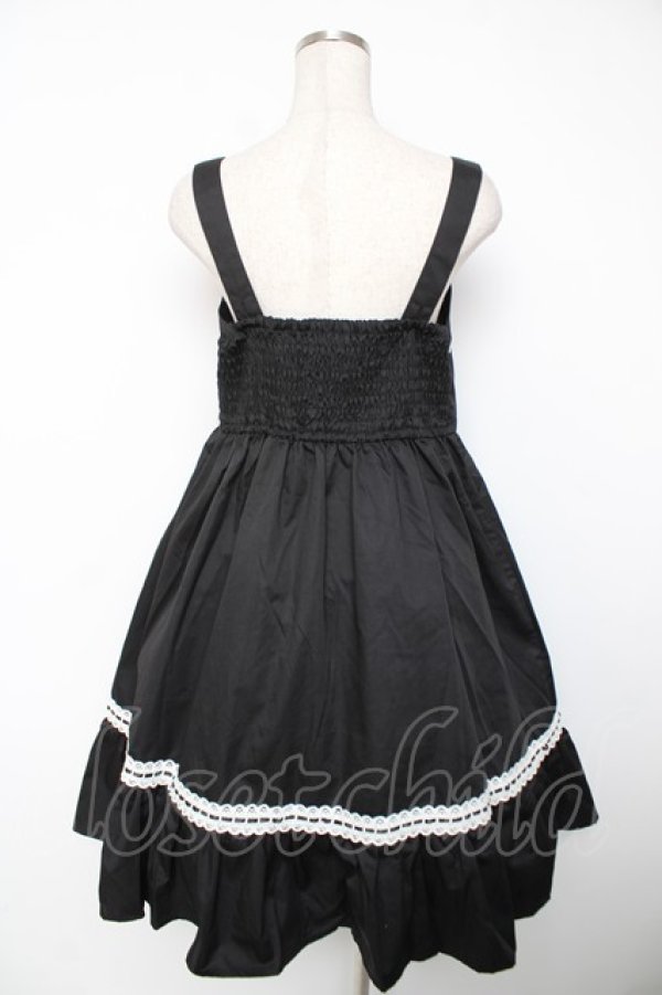 画像2: Eri Aino's collaboration / シャーロットの水曜日 ジャンパースカート L 中黒 Y-25-12-22-125-LO-OP-SZ-ZY (2)