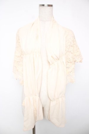 画像: axes femme kawaii / シャルロットショール F 生成り Y-25-12-22-019-AX-ZA-SZ-ZY