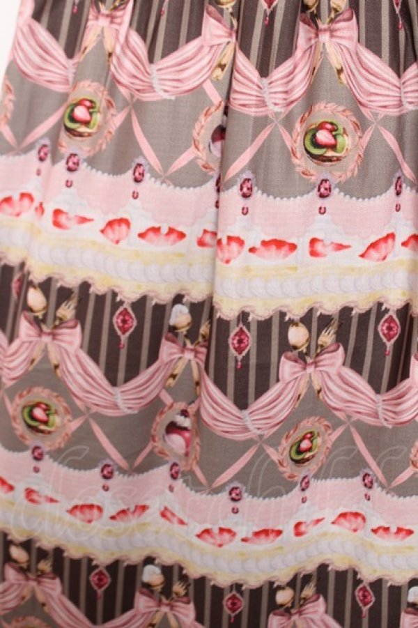 画像3: axes femme POETIQUE / ガトーシュクレフリルワンピース M 茶 Y-25-12-22-141-AX-OP-SZ-ZY (3)