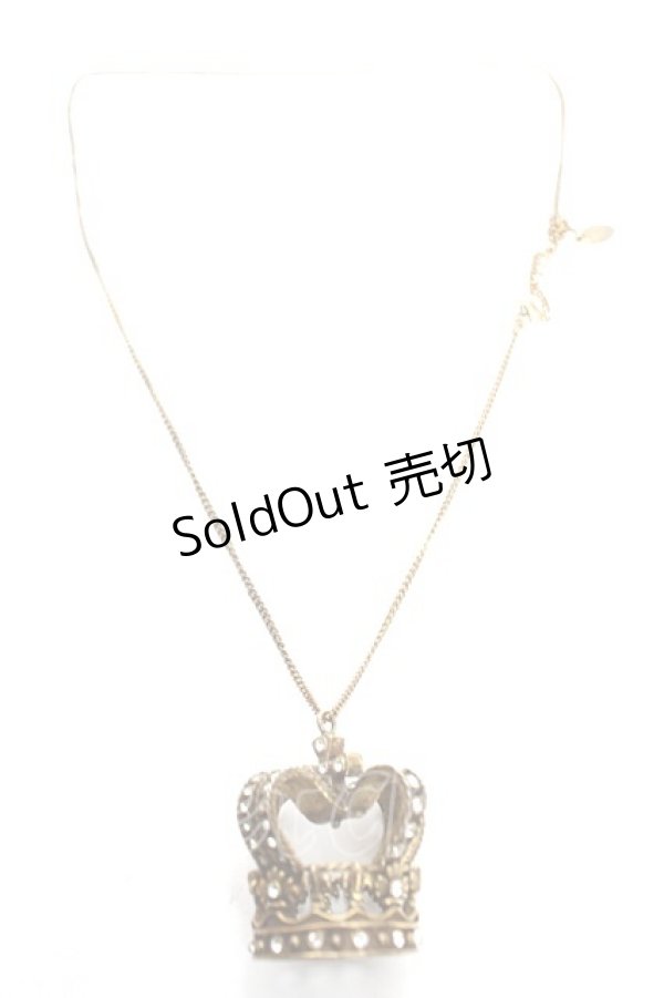 画像4: Jane Marple / クラウンネックレス  ゴールド Y-25-12-22-001-JM-AC-SZ-ZY (4)