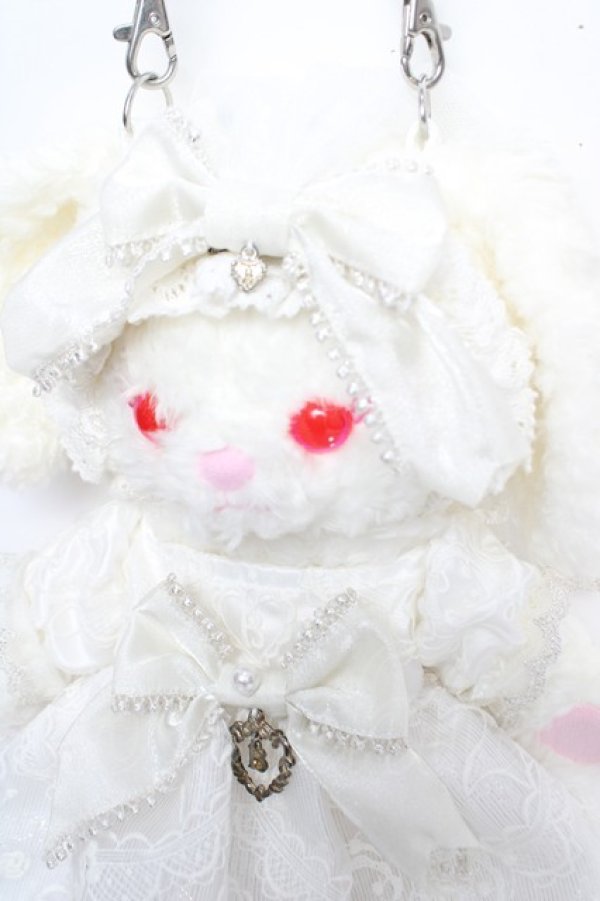 画像2: BABY, THE STARS SHINE BRIGHT / Mariee de Kumya〜Mille tendresses〜うさくみゃちゃんポシェット  ホワイト Y-25-12-22-021-BA-BG-SZ-ZY (2)