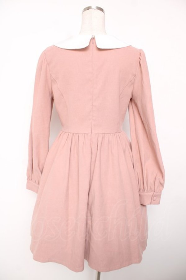 画像2: Ank Rouge / ミッキーマウス&ミニーマウス刺繍ワンピース M ピンク Y-25-12-22-150-CA-OP-SZ-ZY (2)