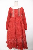 画像1: m petit by misako / マトンドットワンピース  赤 Y-25-12-22-152-LO-OP-SZ-ZY (1)