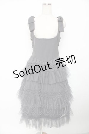 画像: FLC / 皆方由衣コラボワンピース S 中灰 Y-25-12-22-153-LO-OP-SZ-ZY