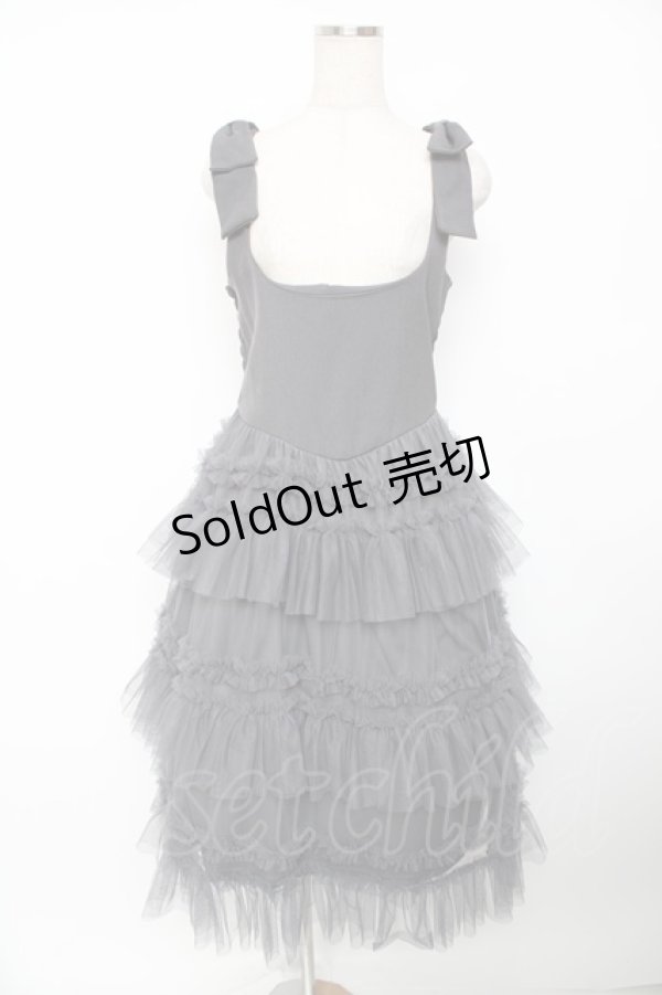 画像1: FLC / 皆方由衣コラボワンピース S 中灰 Y-25-12-22-153-LO-OP-SZ-ZY (1)